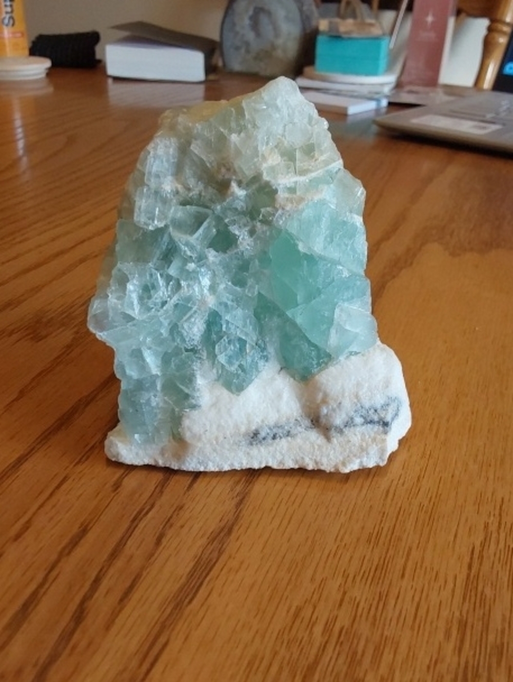 Raw Green Fluorite Crystal